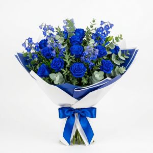 Royal Blue Deluxe Bouquet (Chelsea)