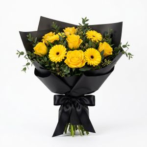 Deluxe Bouquet Schwarzgelb (Borussia Dortmund)